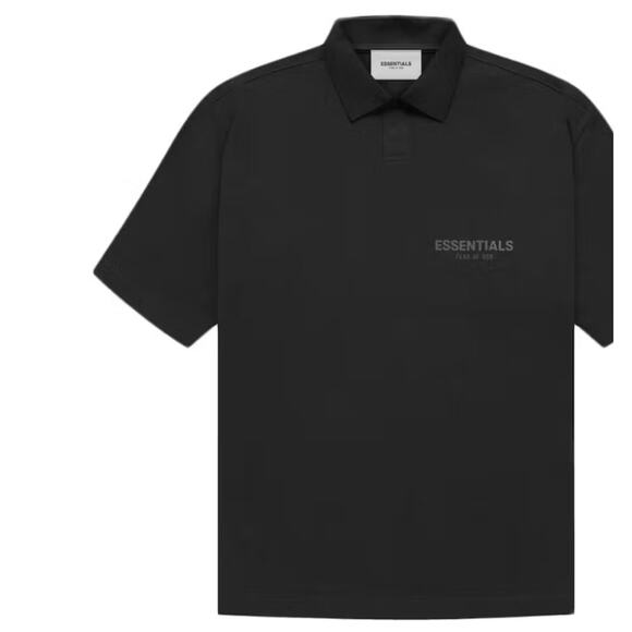Fear of God Essentials Core Collection Black Polo - Picture 6 of 6